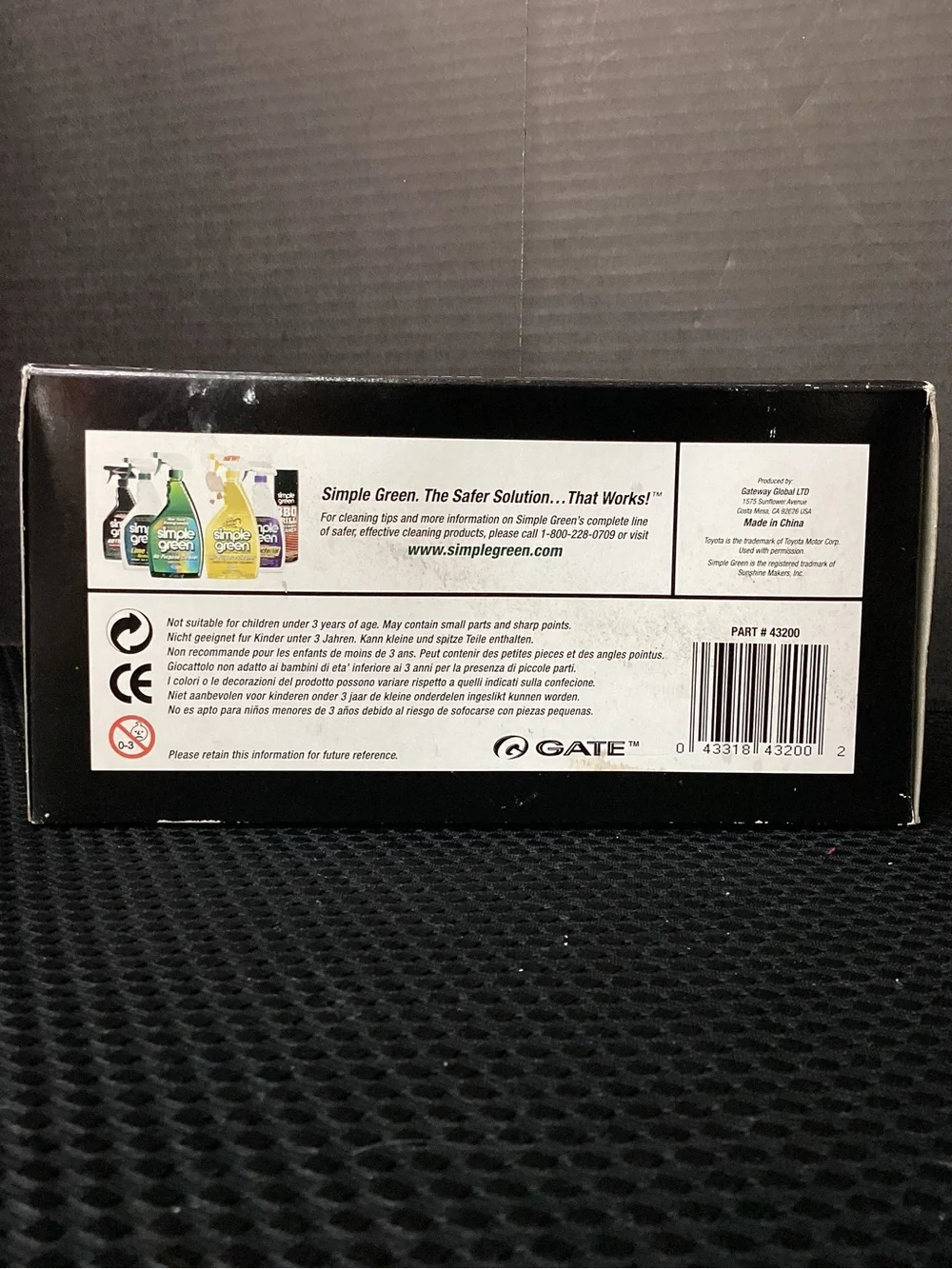 Simple Green Toyota Safety Team Truck 1:32 - Green & Yellow Pickup